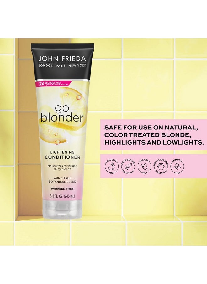 John Frieda - Sheer Blonde Go Blonder Conditioner Gradual Lightening Conditioner 8.3 Oz With Citrus And Chamomile Featuring Our Blondmend Technology - Image 1