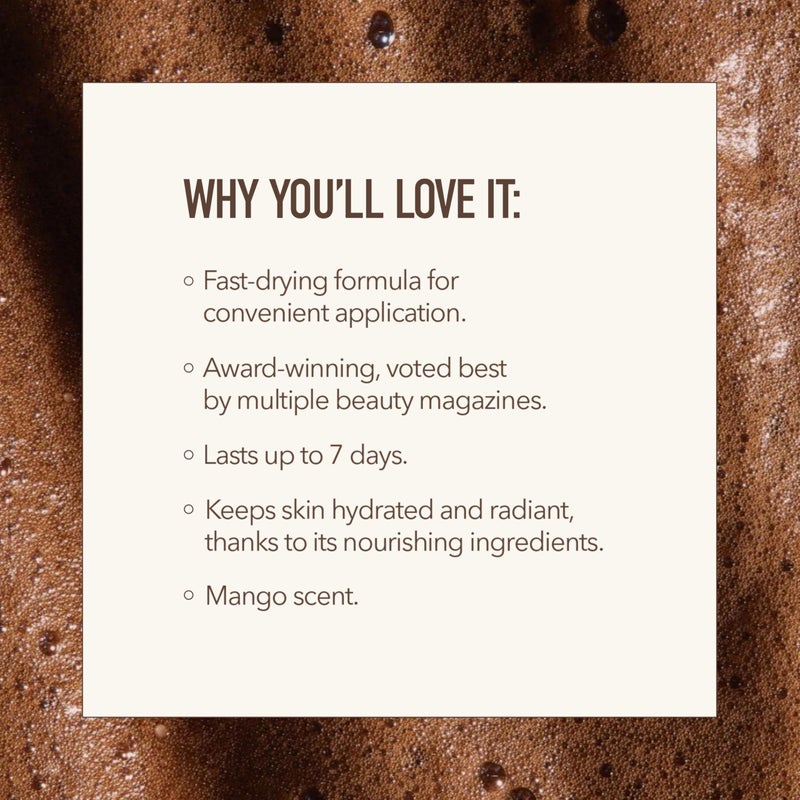 Nuda Canada Nuda Self Tanning Mousse | Lightweight Sunless Tanning Lotion | Cruelty Free Body Self Tanner Mousse with Natural Ingredients | Bronzing Lotion at Home (190mL, Dark) - Image 3