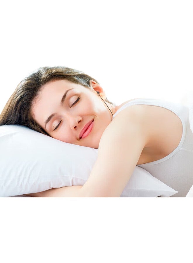 aigo Aigo Sleep Earphones, Semi-In Design, For Sleeping, Sleep Aid, Side Sleeping, Ear-Comfortable, Soundproof, Noise-Reducing, Wired Headphones, 3.5Mm Round Plug, For Sports, Running, Music, Computer, Mobile Phone, A260 - Image 1