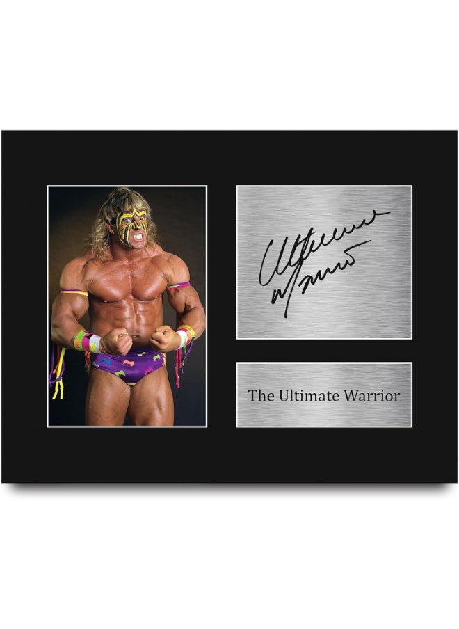 HWC Trading HWC Trading The Ultimate Warrior Gifts Signed Printed Autograph WWF WWE Wrestling Print Photo Picture Display - US Letter Size  - Image 1