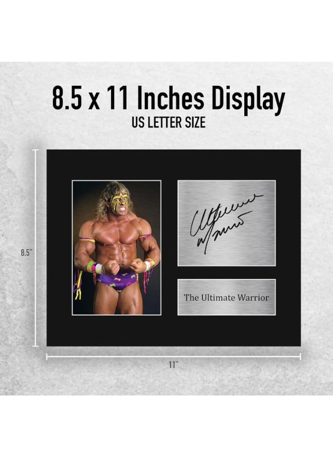 HWC Trading HWC Trading The Ultimate Warrior Gifts Signed Printed Autograph WWF WWE Wrestling Print Photo Picture Display - US Letter Size  - Image 2