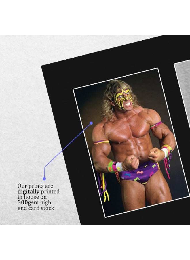 HWC Trading HWC Trading The Ultimate Warrior Gifts Signed Printed Autograph WWF WWE Wrestling Print Photo Picture Display - US Letter Size  - Image 4