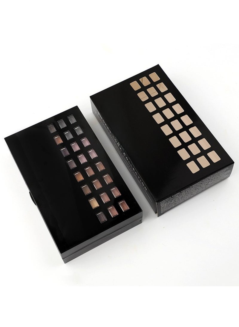 هويتك مجموعة لوحة مكياج متكاملة مع مرآة وظلال عيون متعددة الألوان وأحمر خدود وأحمر شفاه وأدوات - Image 3