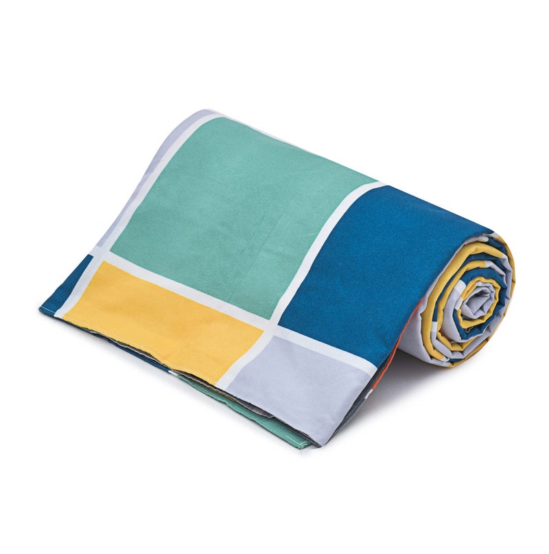 RRC Super Soft Microfiber Cotton Single Duvet Cover/Comforter Cover/Rajai Cover/Blanket Cover/Quilt Cover Single Size 60X90(Inches) with Zipper with Four Corner Ties - Image 5