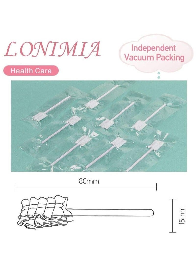 ATRJSZ 60 PCS Baby Tongue Cleaner & 2Pcs Baby Finger Toothbrush, Toothbrush Infant Upgrade Gum Cleaner with Paper Handle, Soft Gauze for 0-36 Month Baby - Image 5