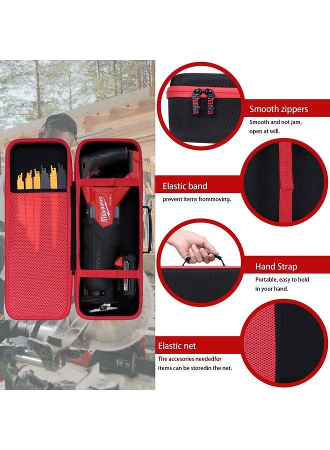 Khanka Hard Case Replacement for Milwaukee M18 Fuel Sawzall Brushless Cordless Reciprocating Saw 2821-20, Case Only - Image 5