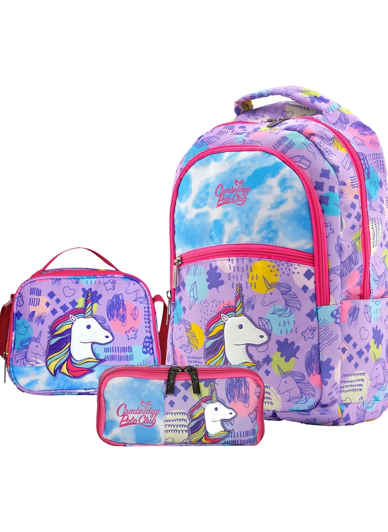 Unicorn Single Main Compartment Girls Primary School Bag Set - pzsku/Z27B0DAA1CD08DF51DB66Z/45/_/1725792552/a3f58eff-e182-4722-b903-cead43112351