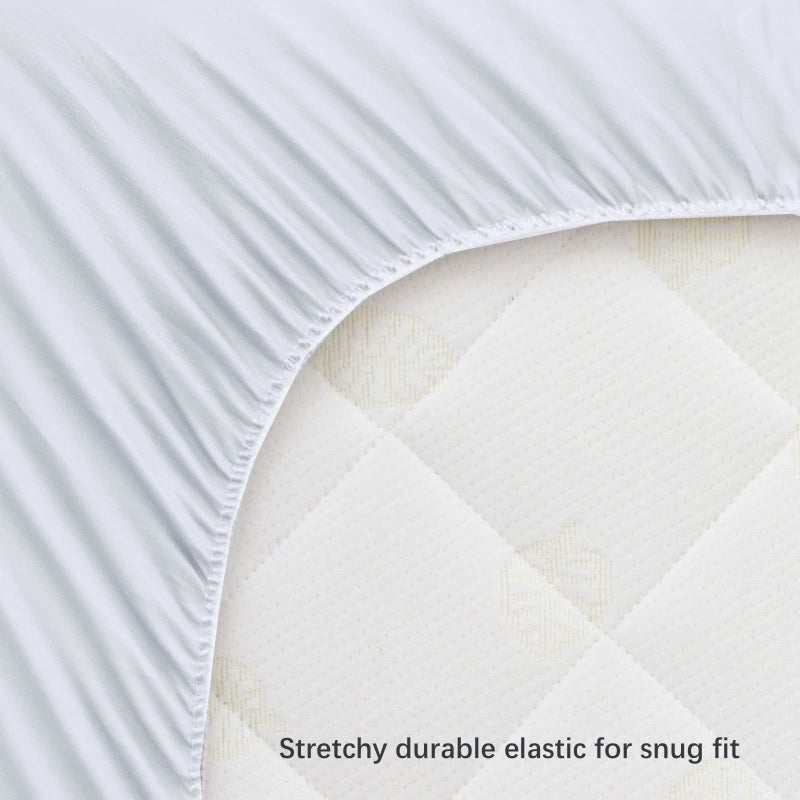 Biloban Crib Sheets Fitted, 2 Pack Crib Sheet Fits for Standard Crib Mattress, Toddler Sheets for Baby Boys & Girl - Image 5