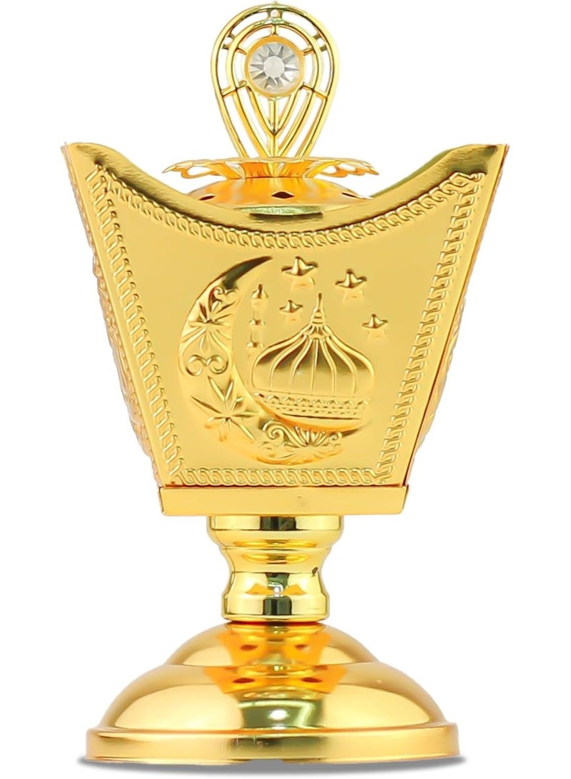 Charcoal Incense Burner, Bakhoor Burner, Oud Frankincense Incense Burner, Vintage Arabic Burner, Suitable For Arabian Oud, Yoga, Spa and Aromatherapy, Office & Home Decor (style 22) - Image 1