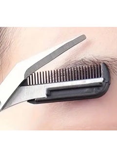 CleanWave - The Pure Effect Professional Eyebrow Scissors with Guide Comb, Precision Grooming Tool, Waterproof Design  - Image 4
