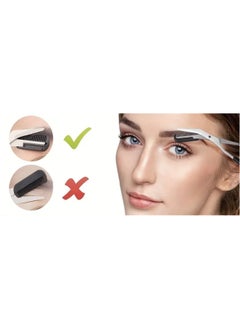 CleanWave - The Pure Effect Professional Eyebrow Scissors with Guide Comb, Precision Grooming Tool, Waterproof Design  - Image 5