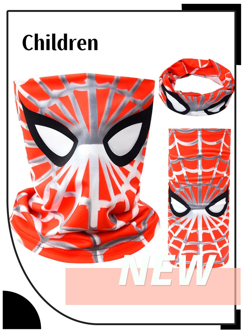 Fruitful Night Spider-Man summer parent-child magic bandana neck scarf hundred change sunscreen face mask mask square scarf sweat absorbent breathable, children's models  - Image 1