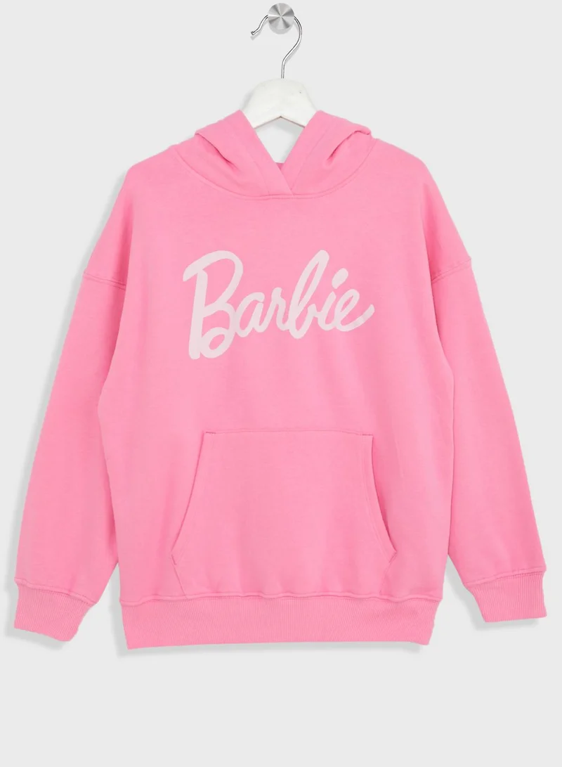 H&M Youth Barbie Print Hoodie