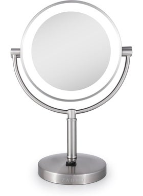 Zadro Zadro Laguna 11" Makeup Mirror with Lights and Magnification LED Lighted Makeup Mirror with Magnification 5X/1X 