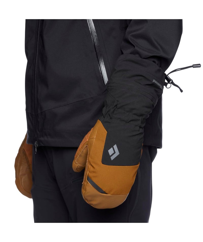 BLACK DIAMOND Men's Mercury Ski/Snow Mitts | Contains Gore-TEX Waterproof Insert | Removable Liner Mittens | Dark Curry 2.0 | Medium - Image 2