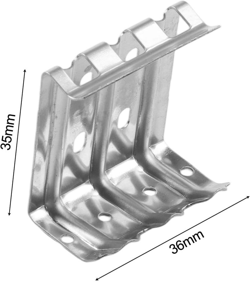 Stainless Steel Photovoltaic Water Guide Clip 30pcs Multi-Hole Drainage for Solar Panel Assembly, 30mm 33mm 35mm(35mm) - Image 4