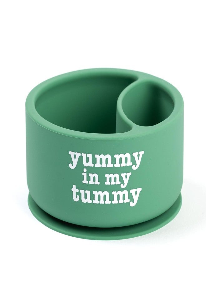 Bella Tunno Silicone Suction Bowl for Toddlers and Babies, Food Grade BPA Free Silicone, Non Slip Suction Base, Microwave & Dishwasher Safe, Ideal Baby-Led Weaning & Self Feeding Bowl, Miss Mess - Image 1