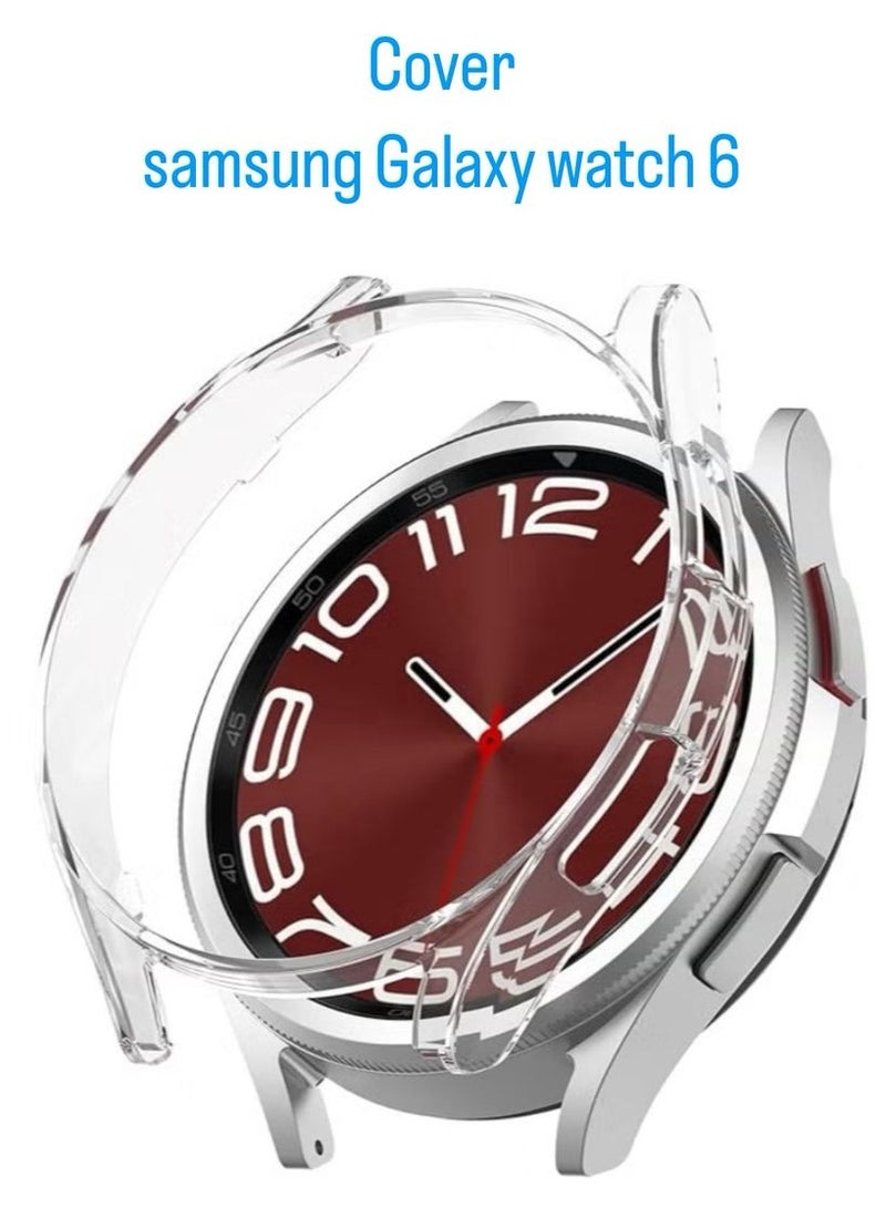 Protective Case Compatible with Samsung Galaxy Watch 6 43mm - Polycarbonate Protective Case [No Screen Film] - clear - Image 4