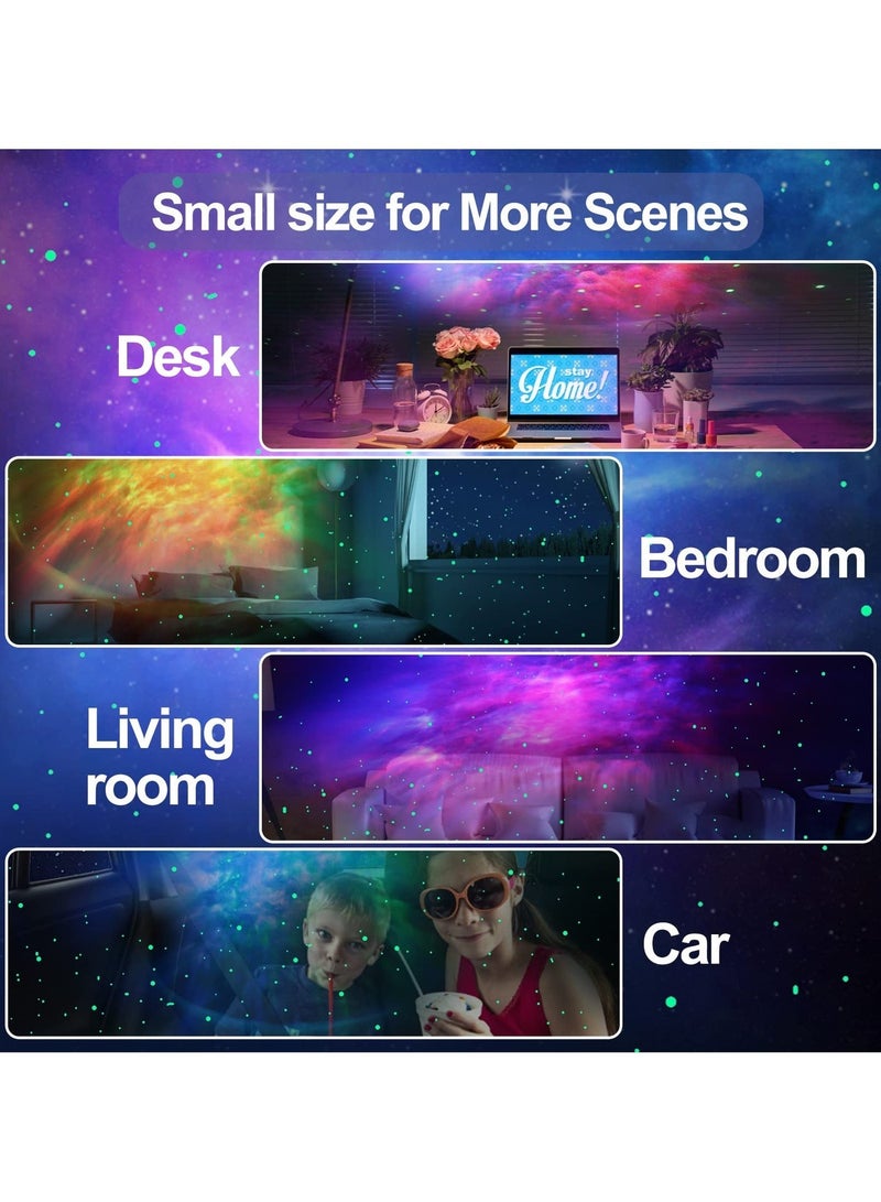 Yalla Pick Astronaut Star Projector, 7 Color Nebula Galaxy Night Light with Remote Timer, 360° Rotating Head Ambient Lamp for Bedroom Gaming Room Home Theater Ceiling Decor, White Star Design - Image 4