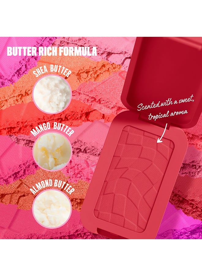 NYX PROFESSIONAL MAKEUP Buttermelt Blush, Powder Blush, Up To 12 H Wear, Fade & Transfer Resistant, Back And Butta - Image 3