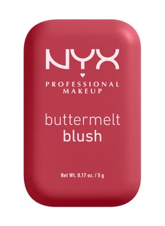 NYX PROFESSIONAL MAKEUP أحمر خدود زبدة الزبد، أحمر خدود بودرة، يدوم حتى 12 ساعة، مقاوم للتلاشي والانتقال، ظهر وزبدة  - Image 5