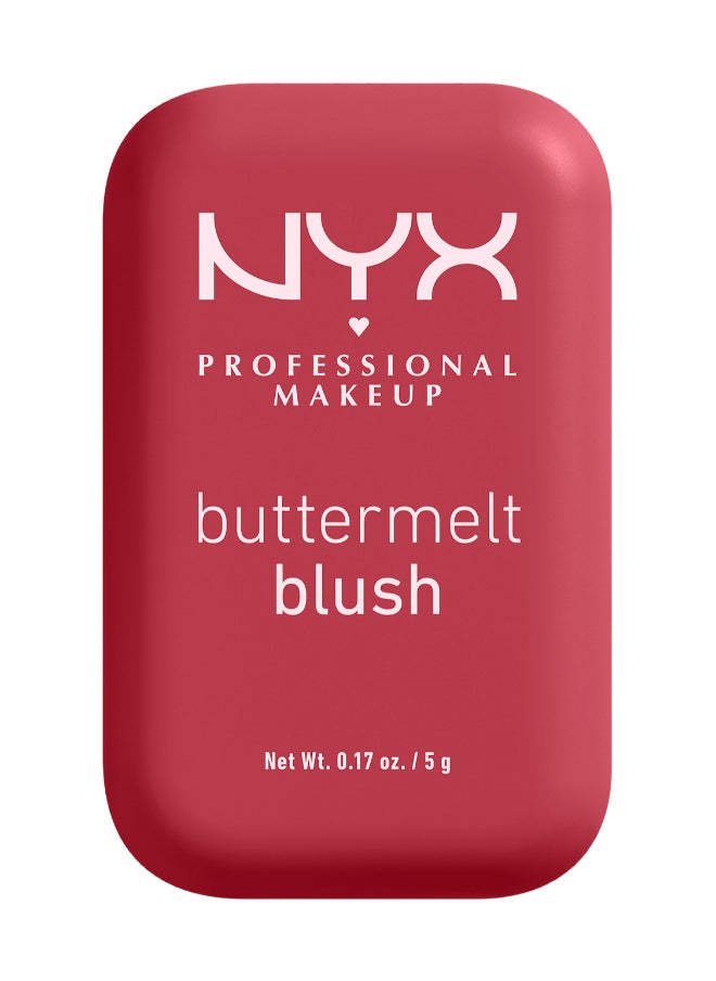 NYX PROFESSIONAL MAKEUP Buttermelt Blush, Powder Blush, Up To 12 H Wear, Fade & Transfer Resistant, Back And Butta  - Image 5