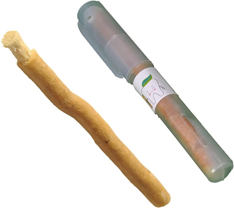 Miswak Stick Natural Chewable Toothbrush Sticks Miswaak Siwak Organic Wooden Tooth Brush Oral Natural Teeth Whitener (1 Piece) - Image 1