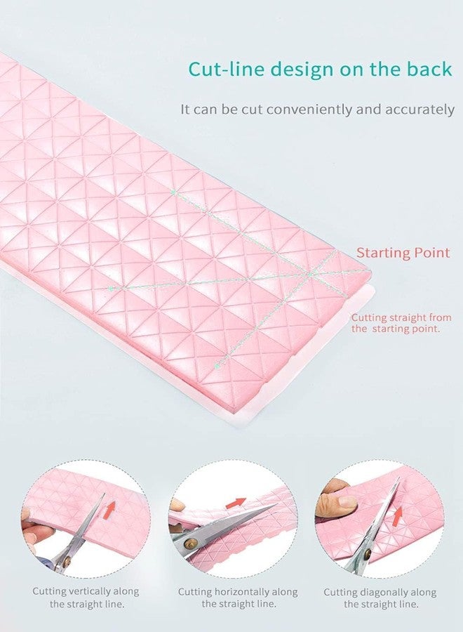 Clovis Extra-Wide Edge Protectors 1M Baby Proofing for Baby with Strong Adhesive Double Sided Tape, Sharp Edge & Corner Safety Guards Furniture Bumper for Table, Furniture, Fireplace (Pink) - Image 2