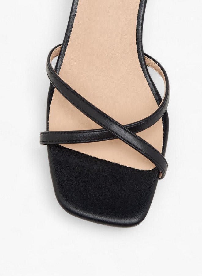 Flora Bella By Shoexpress Women's Strappy Slip-On Sandals with Kitten Heels  - Image 4