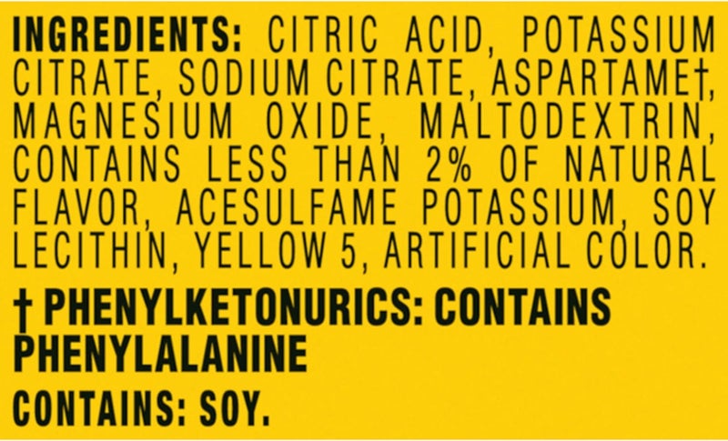 Crystal Light Sugar-Free Lemonade Powdered Drink Mix - 72 Count Jar Packs, 6 Count (Pack of 12) - Image 3