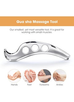 General Gua Sha Massage Tools, 420 Stainless Steel Gua Sha Boards, Body Gua Sha Treatment Tools, Spa Board Tools for Reducing Neck, Shoulder, Back Muscle Pain, Anti-Allergic, Anti-Corrosion  - Image 5