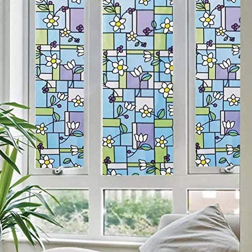 SD ENTERPRISES Printed Vinyl Window Privacy Glass Self Adhesive Decorative for BathroomDoor WindowHeat ControlSidelightAnti UV 16 x 144 Inch - Image 5