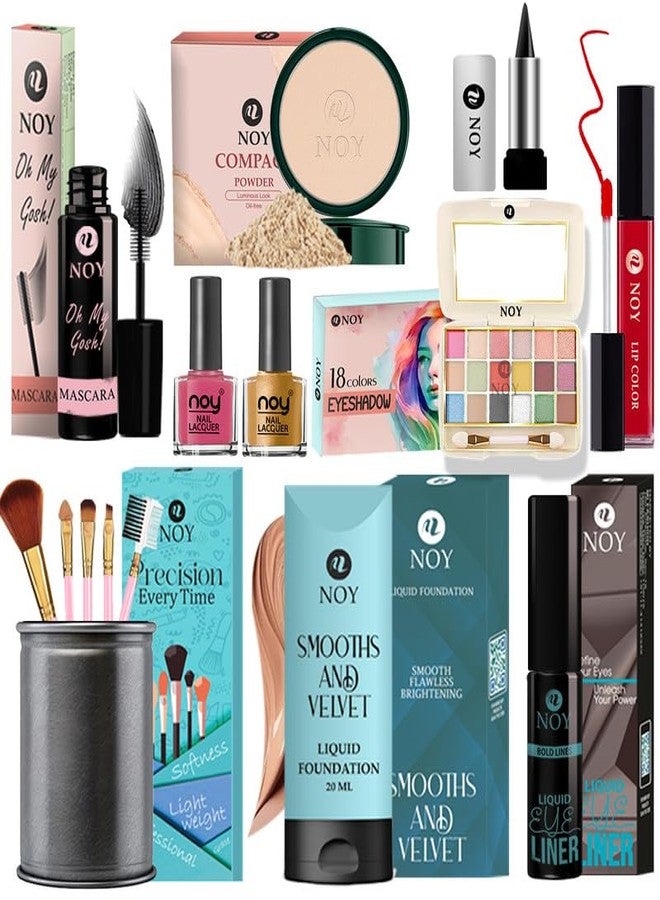 Noy Makeup Kit For Teenagers Girls Features Blendable Shades For Seamless Makeup Application Pack of 14 pcs #240 - Image 2