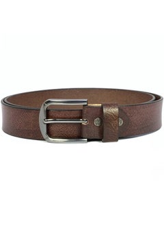 Classic Milano Classic Milano Genuine Leather Belt for Men - Semi-Casual & Party Wear Belt for Jeans, Casual Outfits, and Gifts - Brown Men’s Belt  - Image 4