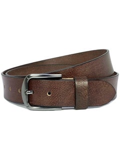 Classic Milano Classic Milano Genuine Leather Belt for Men - Semi-Casual & Party Wear Belt for Jeans, Casual Outfits, and Gifts - Brown Men’s Belt  - Image 1