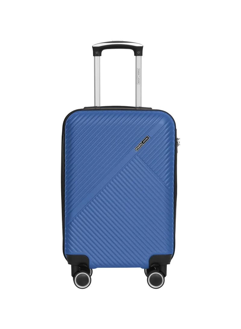 PARAJOHN Aurora 2-Piece Luggage Set, Carry on & Check-in Luggage for Men & Women, Suitcase for Travel, Lightweight ABS Hard Shell 20/24 Inch Cabin & Medium Luggage, 8 Spinner Wheels, Combination Lock, Navy Blue