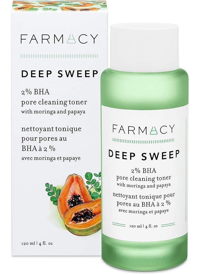 FARMACY تونر أرماسي ديب سويبت 2% بي إتش إيه لتنظيف المسام للوجه ومقشر الوجه مع حمض الساليسيليك (4 أونصات سائلة) - Image 1