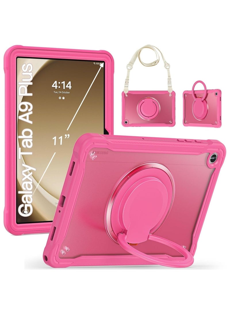 general Compatible with Samsung Galaxy Tab A9 Plus 11-Inch Case Heavy Duty Rugged Tablet Case, with Kickstand and Shoulder Strap, Drop-Proof and Dust-Proof - Image 2