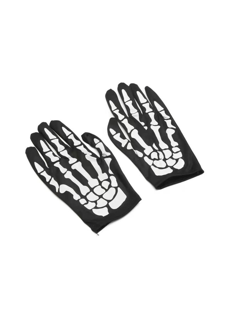 QiaoKai Windproof And Dustproof Earphones Safety Durable Mask Gloves Set Black  - Image 4