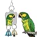 Litewoo Bird Mirror Toy Parrot Hanging AntiShatter Mirror Fun Play Toy with Bells for Parakeet Cockatiel Conure Budgie Lovebird Cockatoo Canary Finch Cage Accessories - Image 3