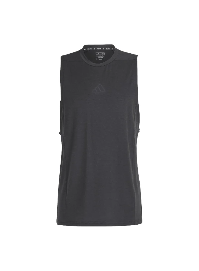Adidas Adidas D4T Tank Black Tank Tops For Men