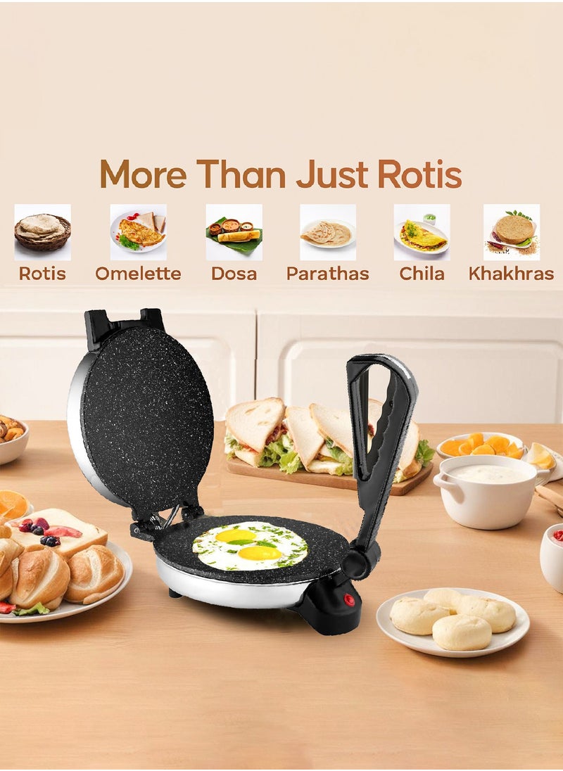 LC Tortilla Bread Motazeez And Chapati Maker Size 22cm With A Capacity Of 900 Watts  - Image 2
