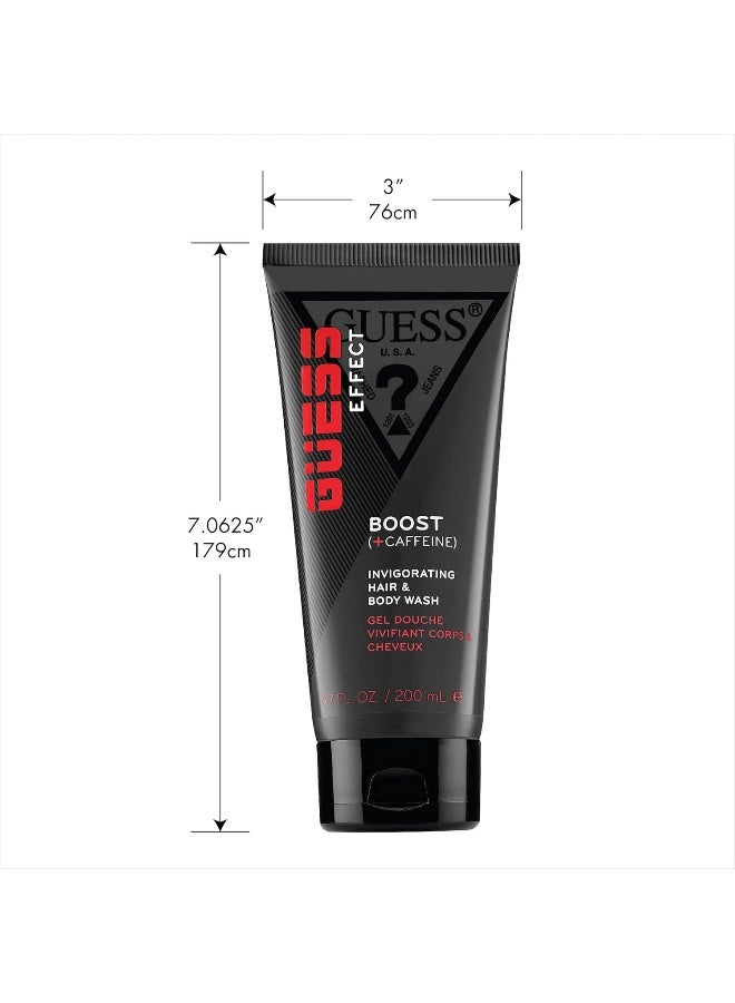 GUESS Effect Grooming BOOST 2-in-1 Hair and Body Wash with Caffeine for Men - Image 5