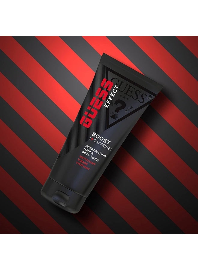 GUESS Effect Grooming BOOST 2-in-1 Hair and Body Wash with Caffeine for Men - Image 4