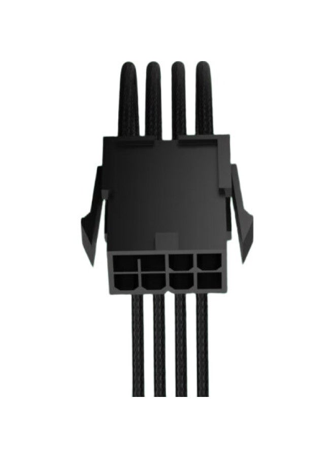 Kelepu Power Extension Cable Kit For Desktop Computer Motherboard/Cpu/Graphics Card 4-Piece Set 24Pin*1/8 To 4+4Pin*1/8 To 6+2Pin*2 White - Image 1
