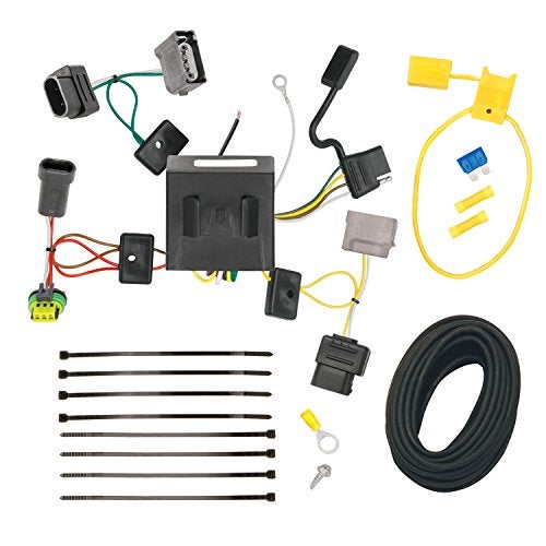 TEKONSHA T-One® T-Connector Harness, 4-Way Flat, Compatible with Select Dodge Journey Black - Image 1