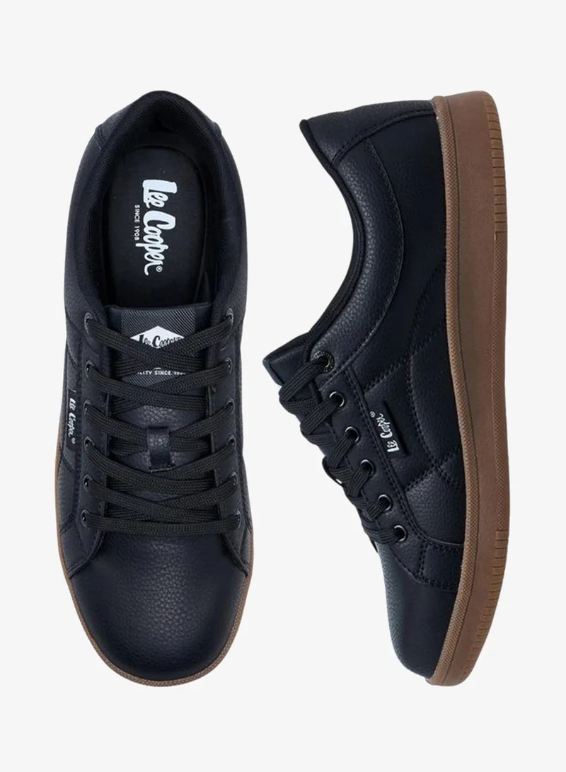 Lee Cooper Men's Solid Lace-Up Sneakers