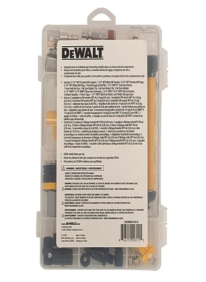 DEWALT 25pc Industrial Coupler & Plug Kit (DXCM024-0412) - Image 5