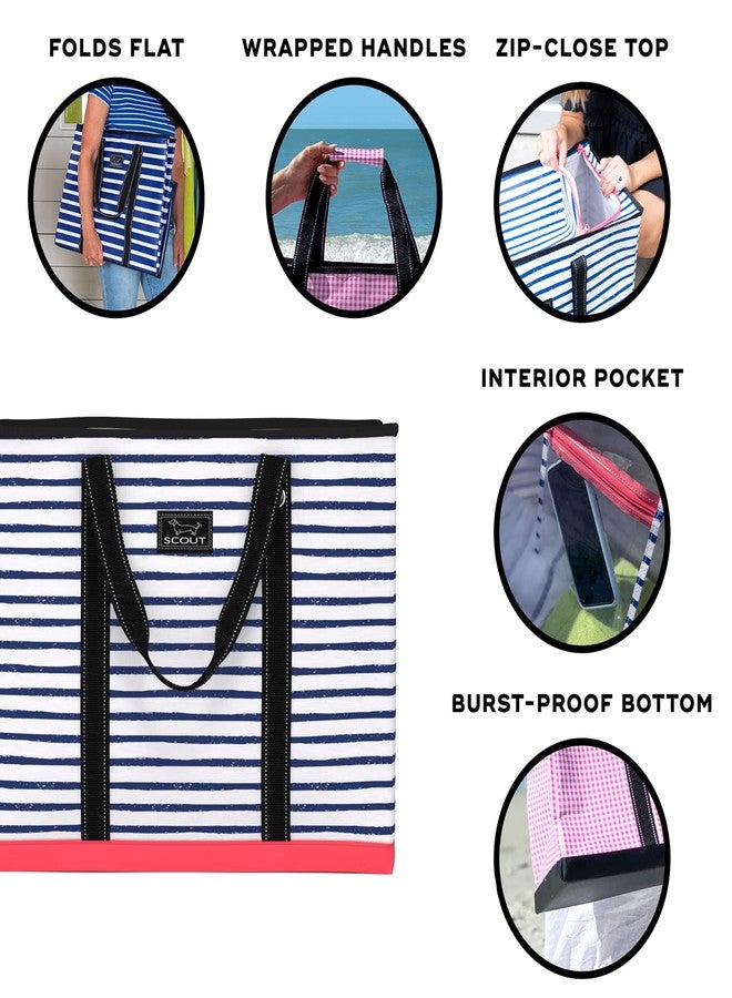 سكاوت حقيبة سكاوت 4 للأولاد، حقيبة عائلية كبيرة جدًا مقاومة للماء مع سحاب إغلاق، على شكل سفينة، مقاس كبير جدًا - Image 4