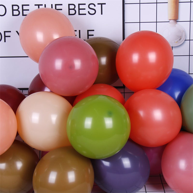 12Inch Retro Morandi Color Balloon 2.8G Thickeneded Wedding Arch Decorative Balloon Graduation Season Po Props - Image 3